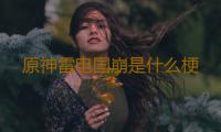 原神雷电国崩是什么梗 